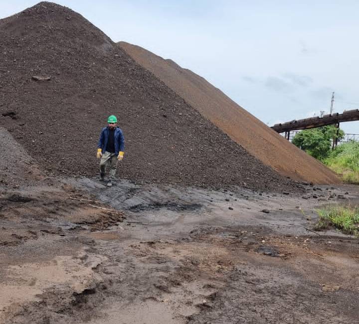 Mineral en acopio